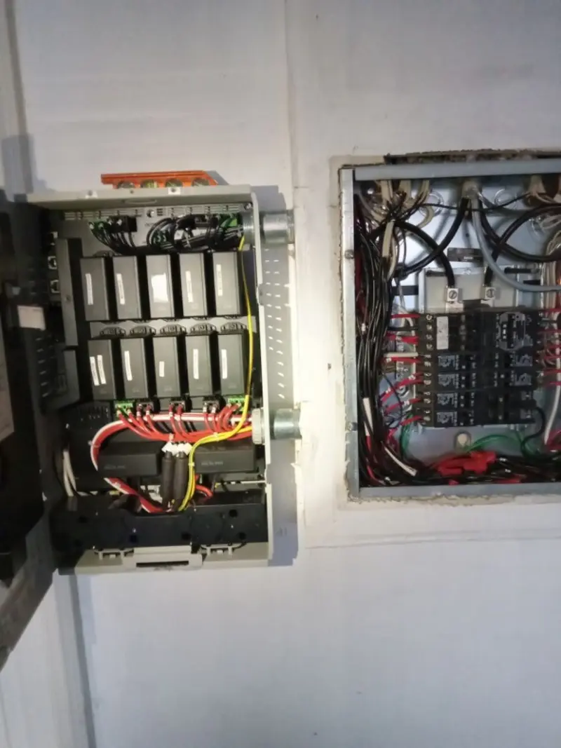 Electrical panel upgrade completed for Indoor Lighting Installation in Rock Island